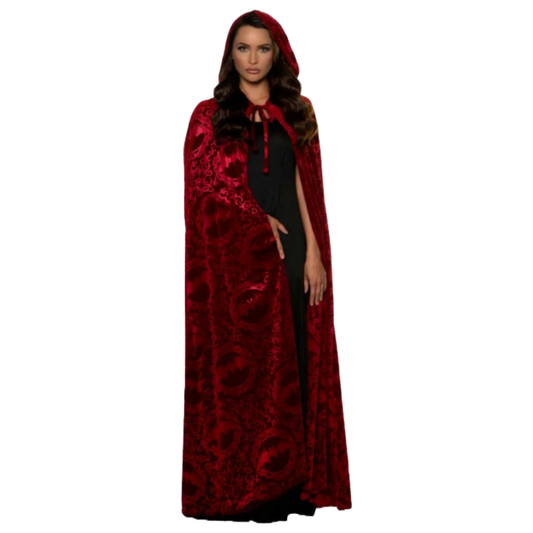 Hooded Vampire Cape Red
