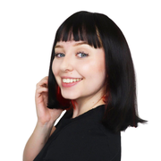 Black & Red Two Tone Bob