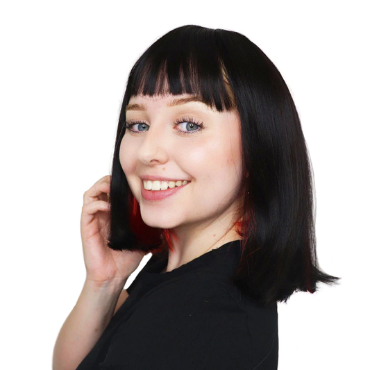 Black & Red Two Tone Bob