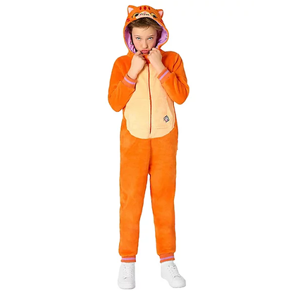 Child Red Cat Onesie
