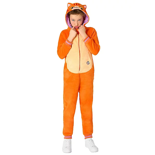 Child Red Cat Onesie