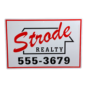 Halloween (1978) - Strode Realty Metal Display Sign