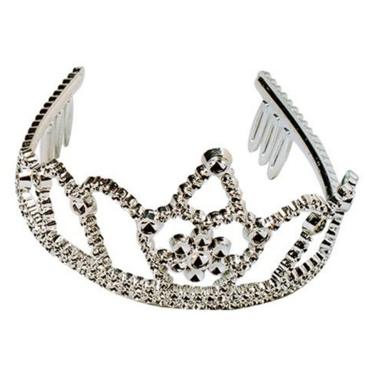 Silver Plastic Tiara