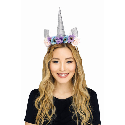 Silver Unicorn Shimmer Headband