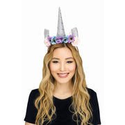 Silver Unicorn Shimmer Headband
