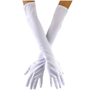 Long White Opera Gloves