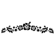 Small Hibiscus Band Adhesive Stencil