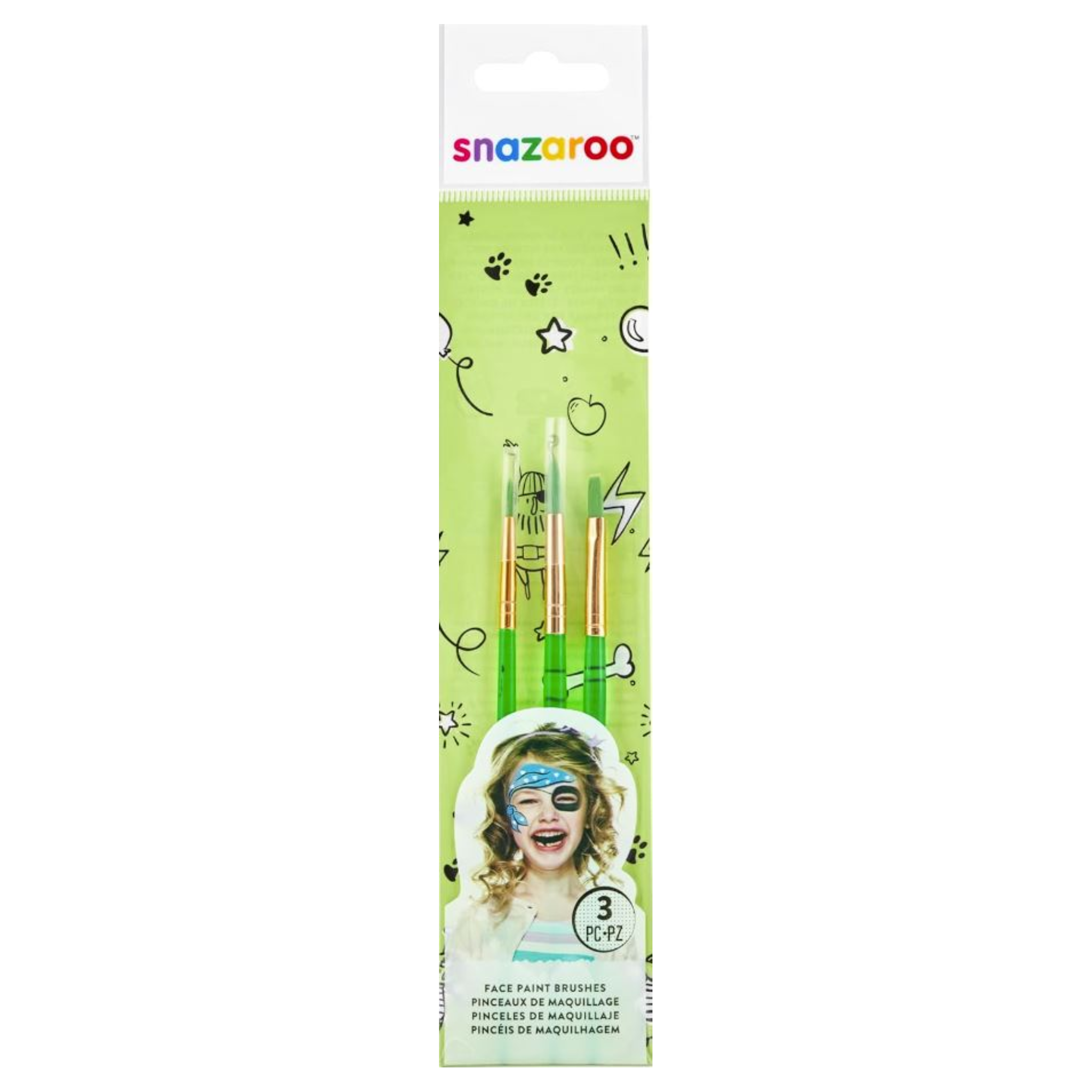 Snazaroo Brush Set Green