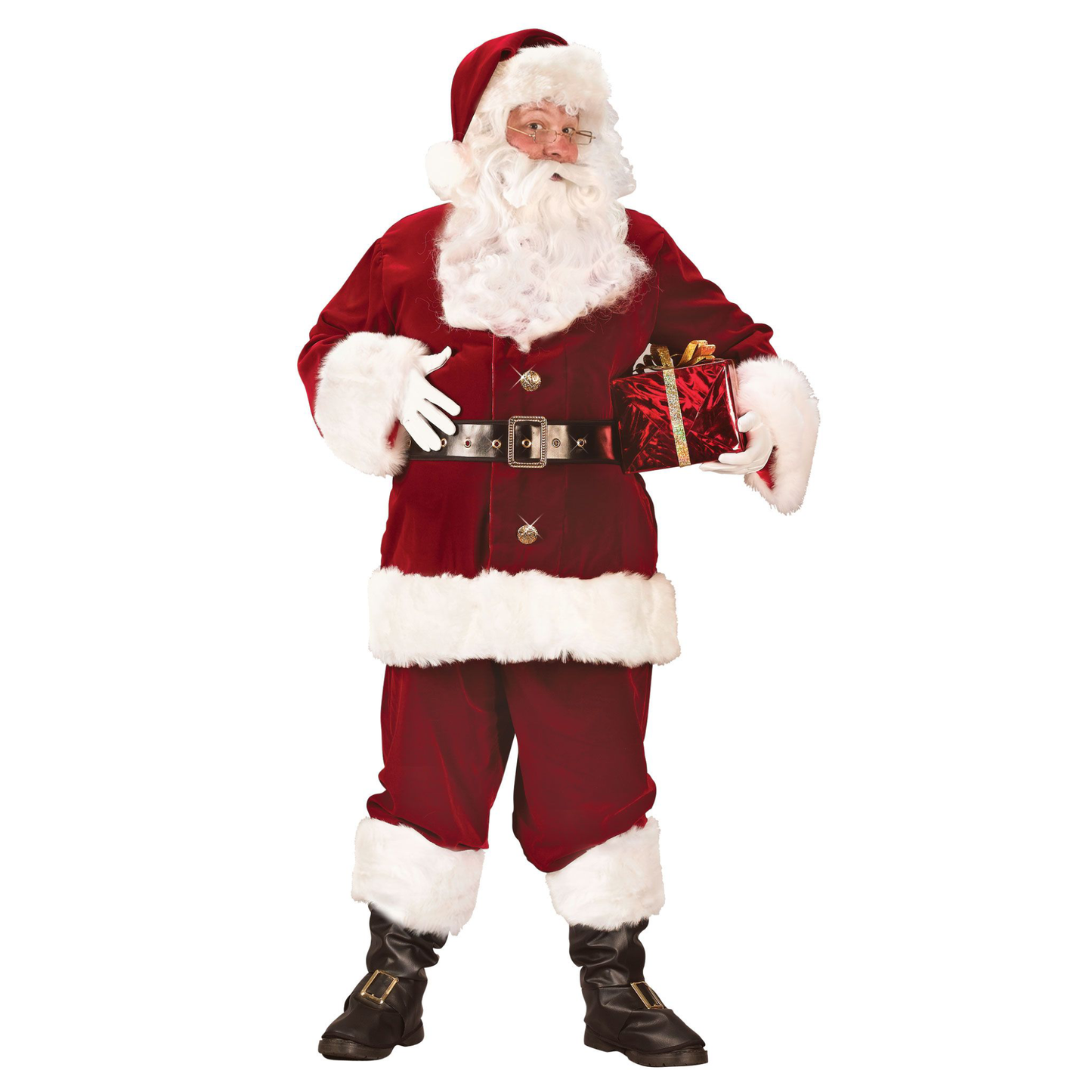 Super Deluxe Santa Suit Crimson