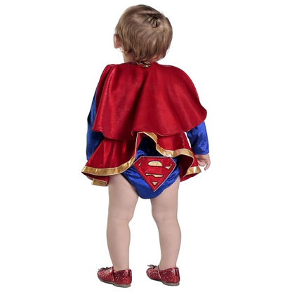 Infant Supergirl Dress with Diaper Cover