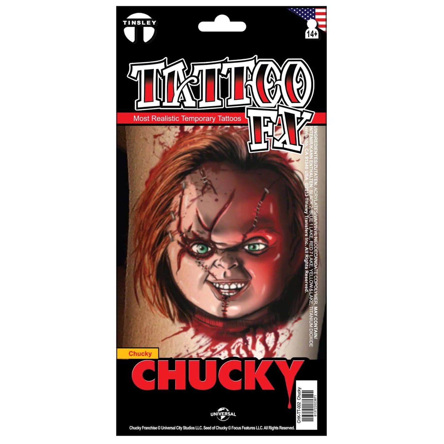 Tinsley Chucky Tattoo