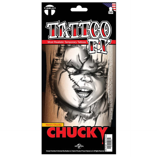 Tinsley Here's Chucky Tattoo