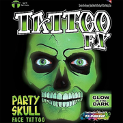 Tinsley Glow Skull Tattoo