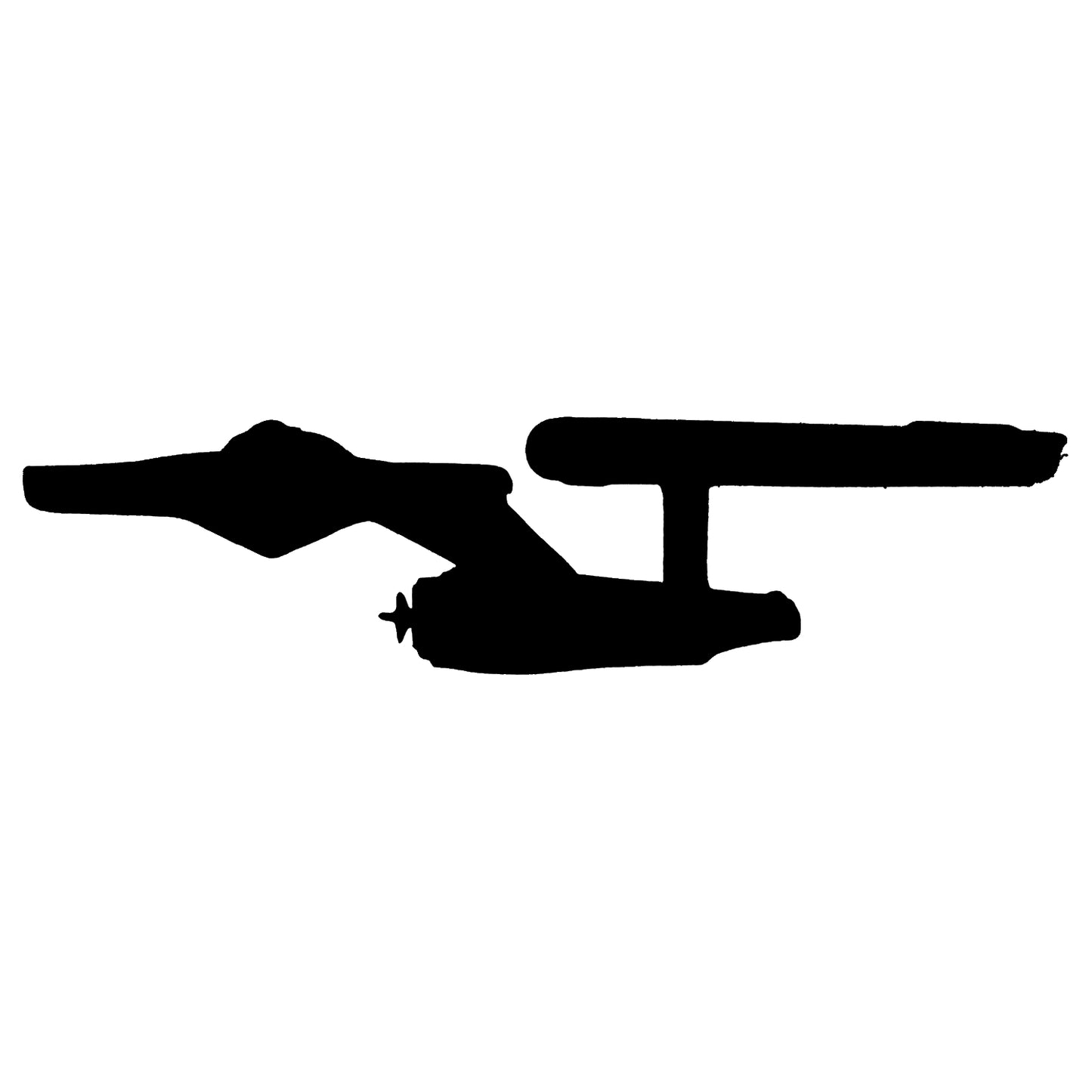 USS Enterprise Adhesive Stencil