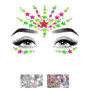 Vibe Neon Black Light Face Jewels