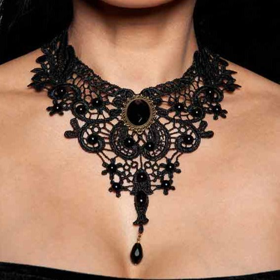 Victorian Lace Choker Necklace