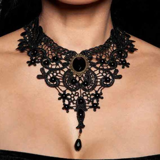 Victorian Lace Choker Necklace