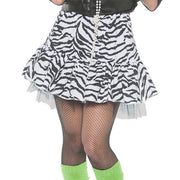 80's Zebra Skirt
