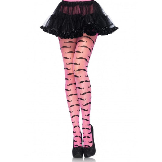 Mustache Pantyhose