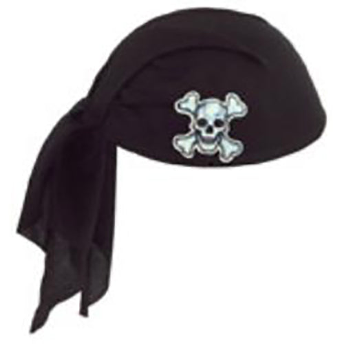 Pirate Scarf Hat Black