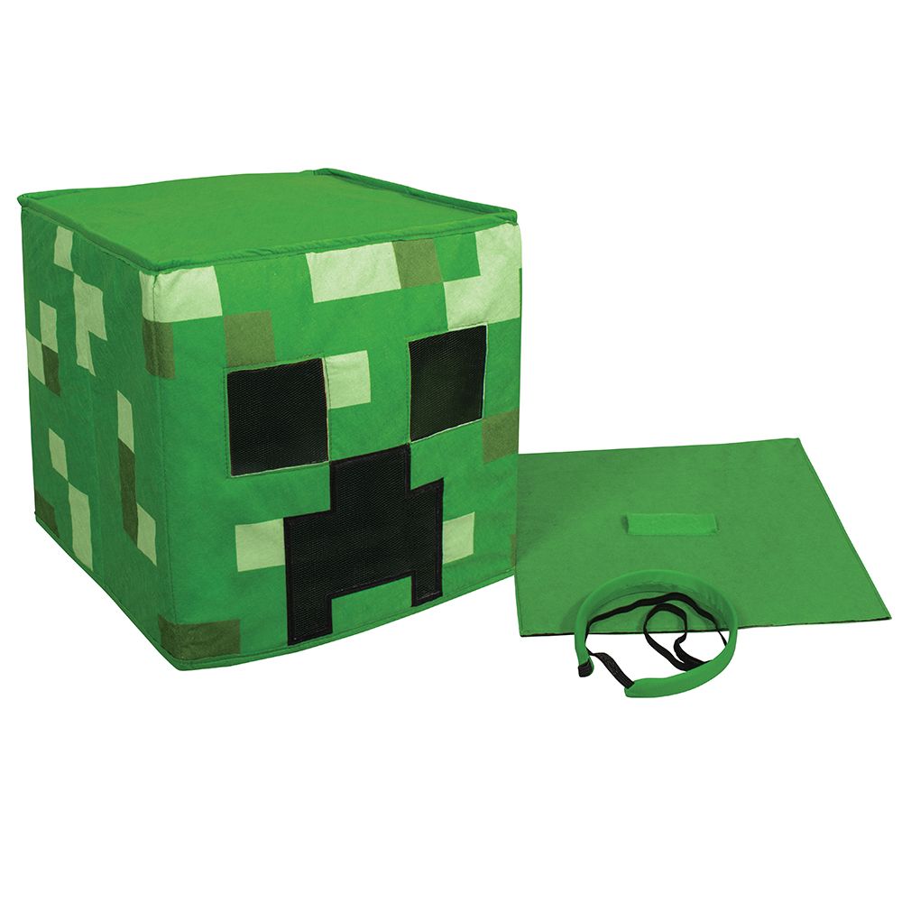 Minecraft Creeper Block Head