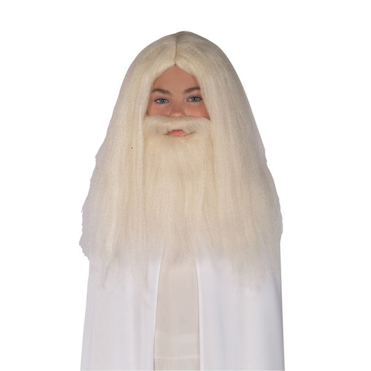 Child Lord Of The Rings Gandalf Wig & Beard