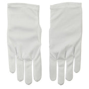 Child White Nylon Gloves