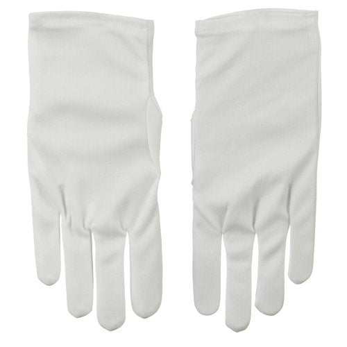Child White Nylon Gloves