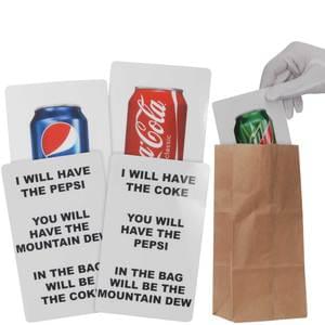Coke Pepsi Mountain Dew Prediction Magic Trick