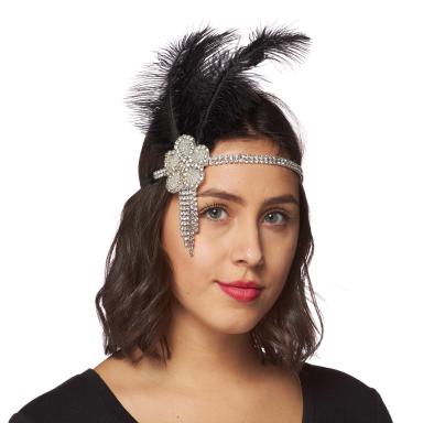 20's Flapper Flower Burst Headband