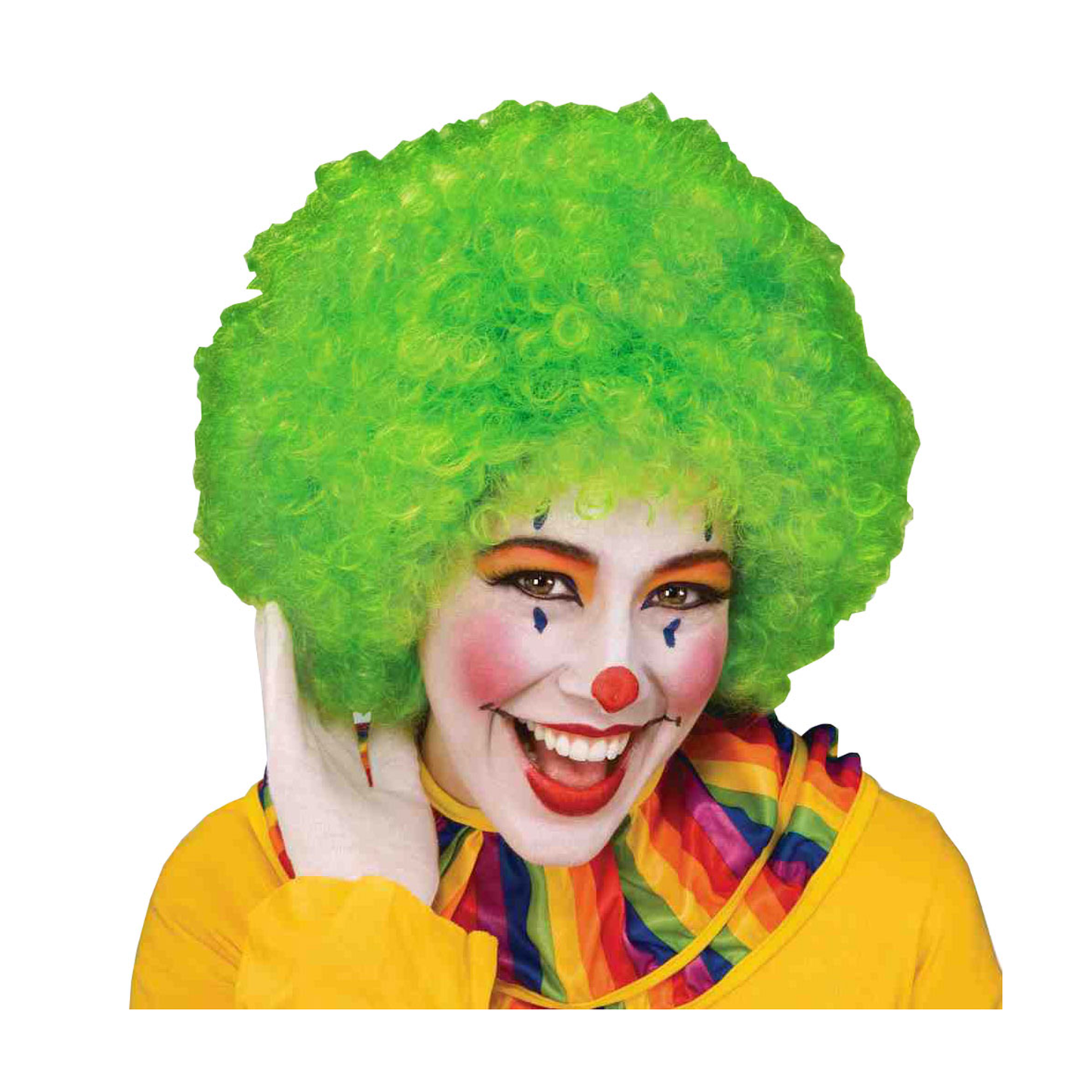 Green Afro Wig