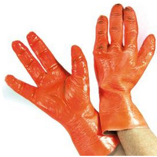 Alien Orange Glow Hands