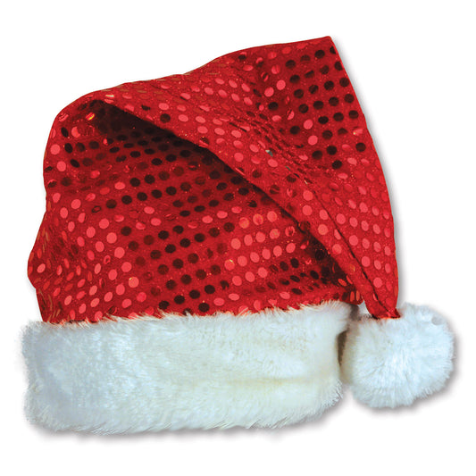 Sequin Santa Hat