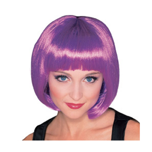 Super Model Purple Wig