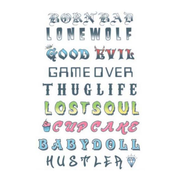 Tinsley Knuckle Phrases Tattoo