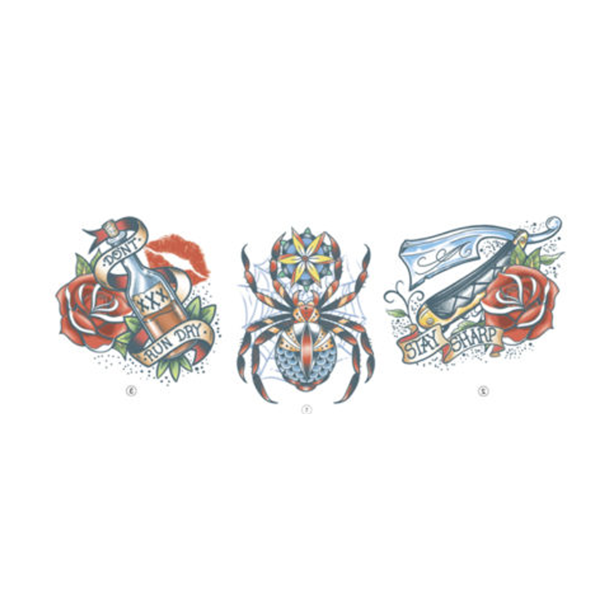 Tinsley Spider Neck Tattoo