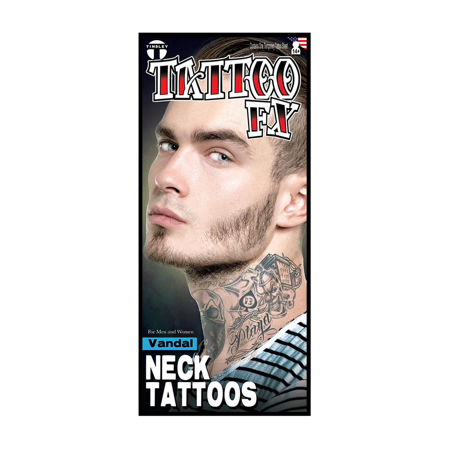 Tinsley Vandal Neck Tattoo
