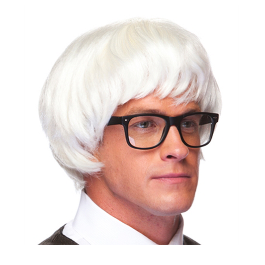 Scholar Platinum White Wig