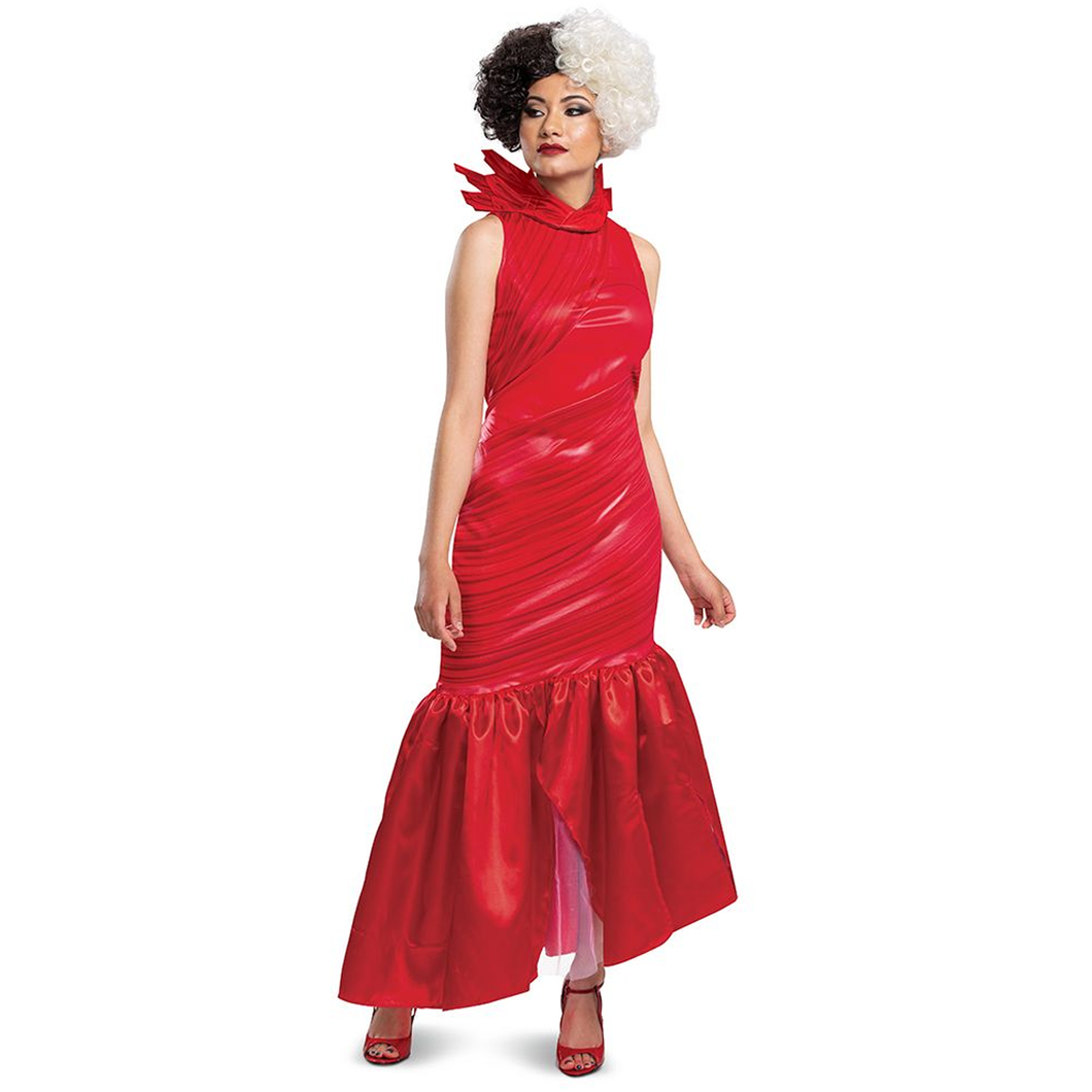 Cruella Live Action Red Dress Adult Costume