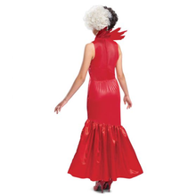 Load image into Gallery viewer, Cruella Live Action Red Dress Adult Costume
