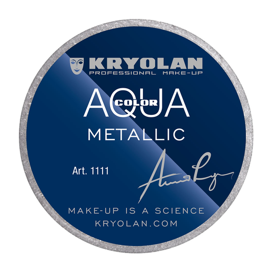 Metallic Silver Aquacolor 8ML