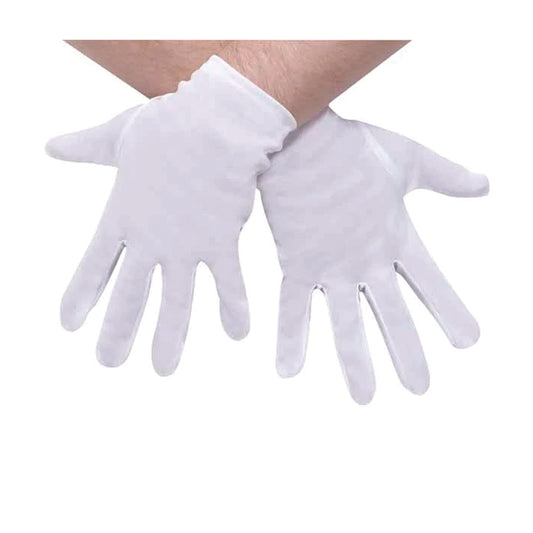Mens White Gloves Plus