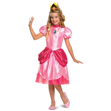 Load image into Gallery viewer, Super Mario Princess Peach Child Costume
