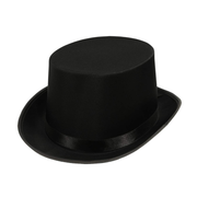 Top Hat Satin Black