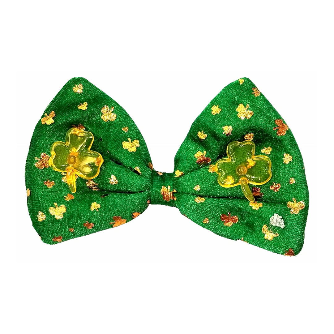 St Paddys Light Up Bow Tie