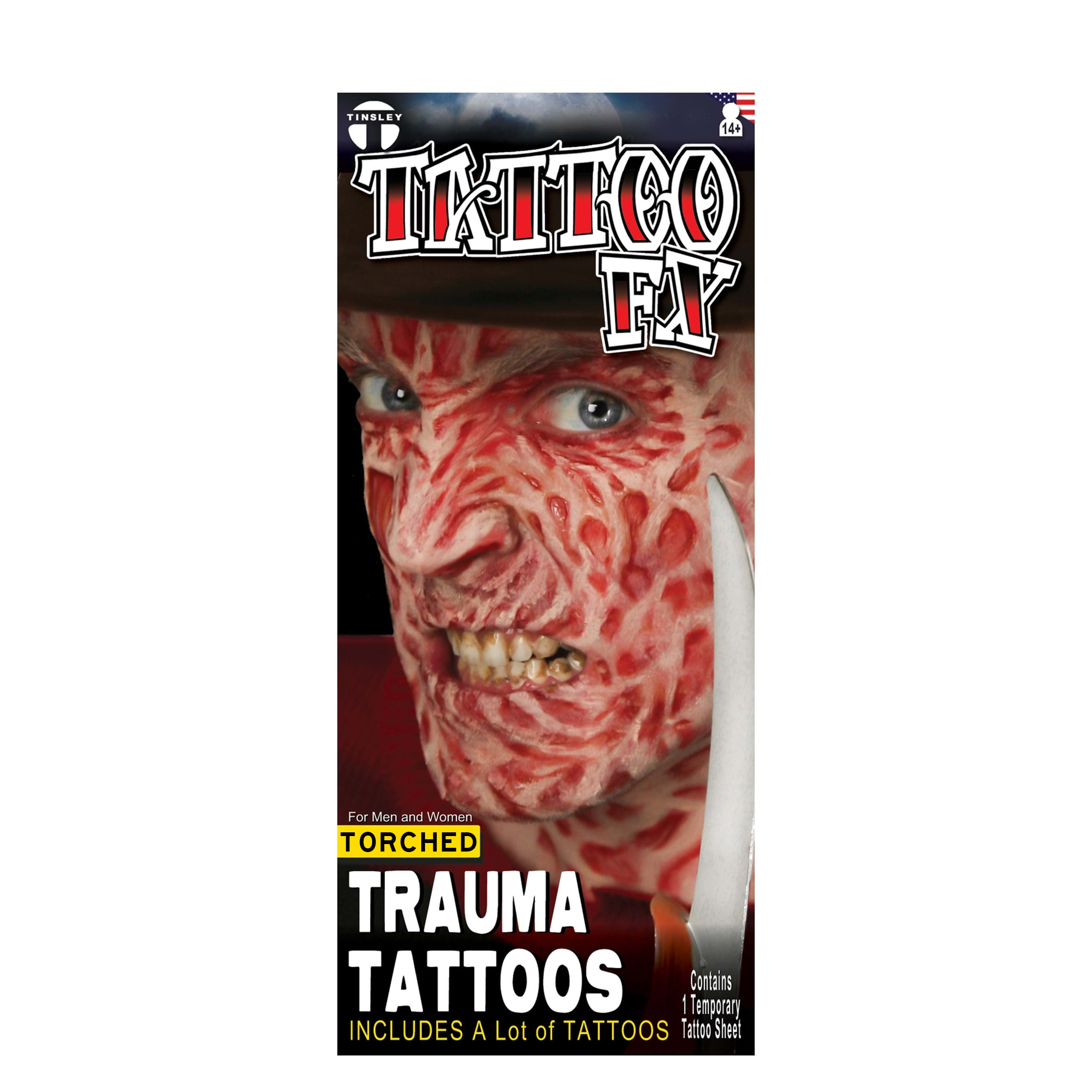 Tinsley Torched/Burned Tattoo
